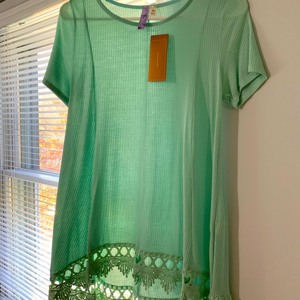 Mint tunic